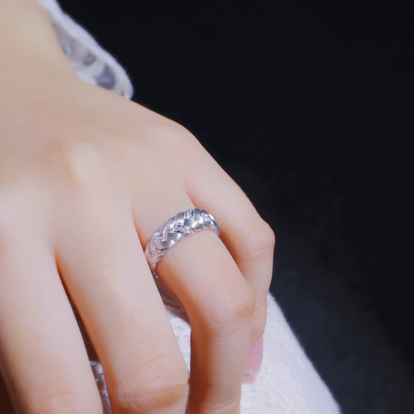 Brushed String Ring