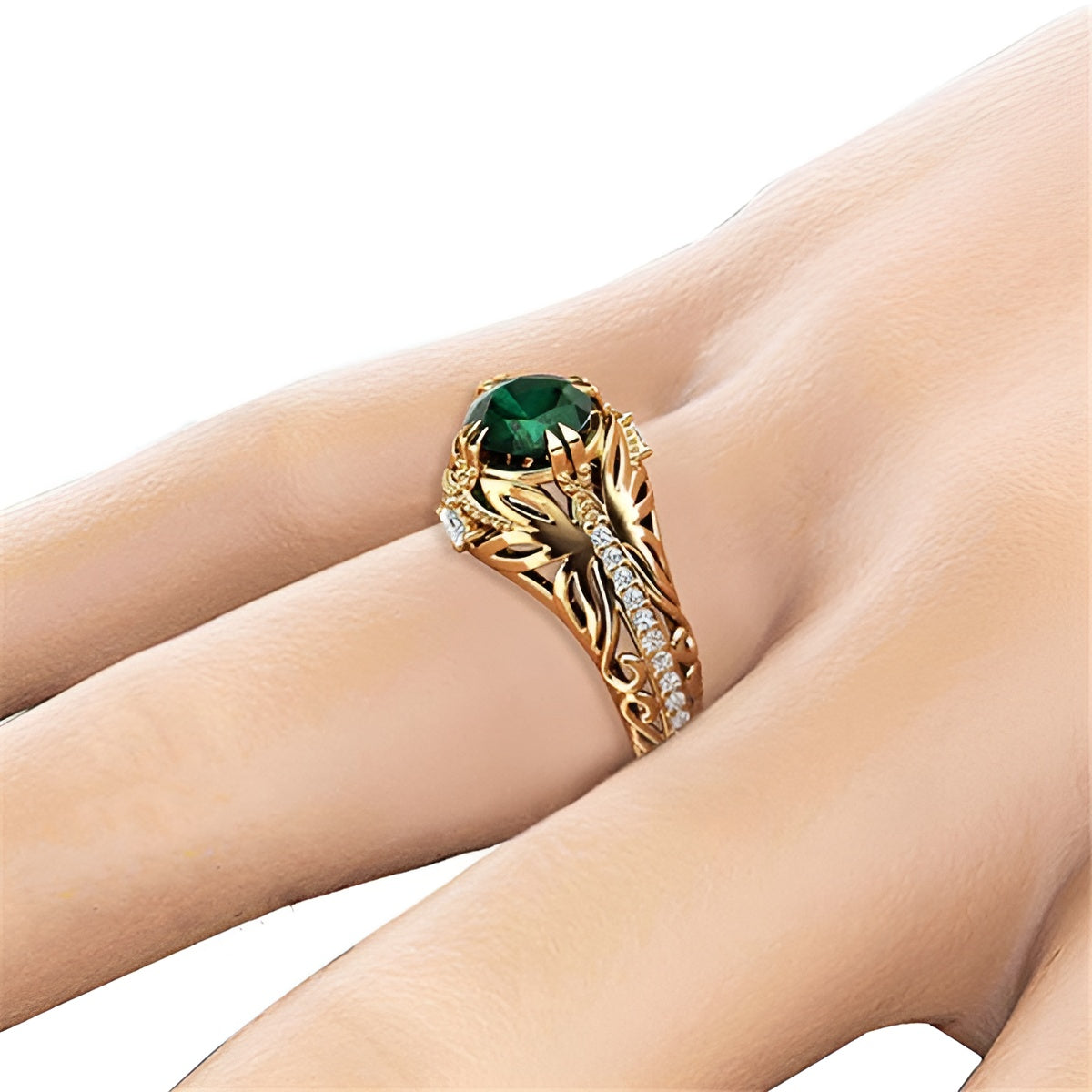 Emerald Eye Ring
