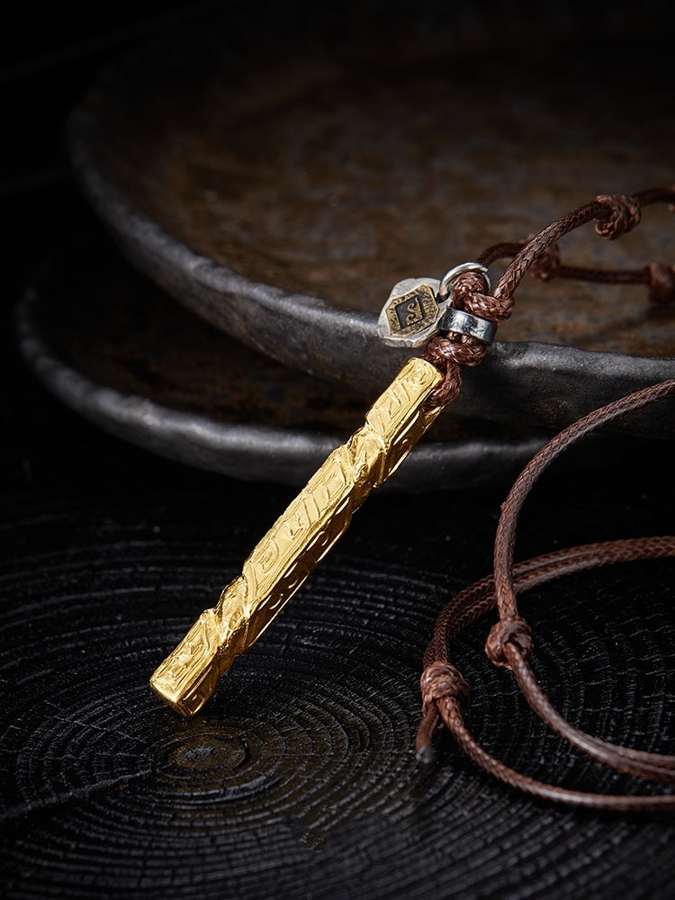 Flowing Fire Retro Necklace