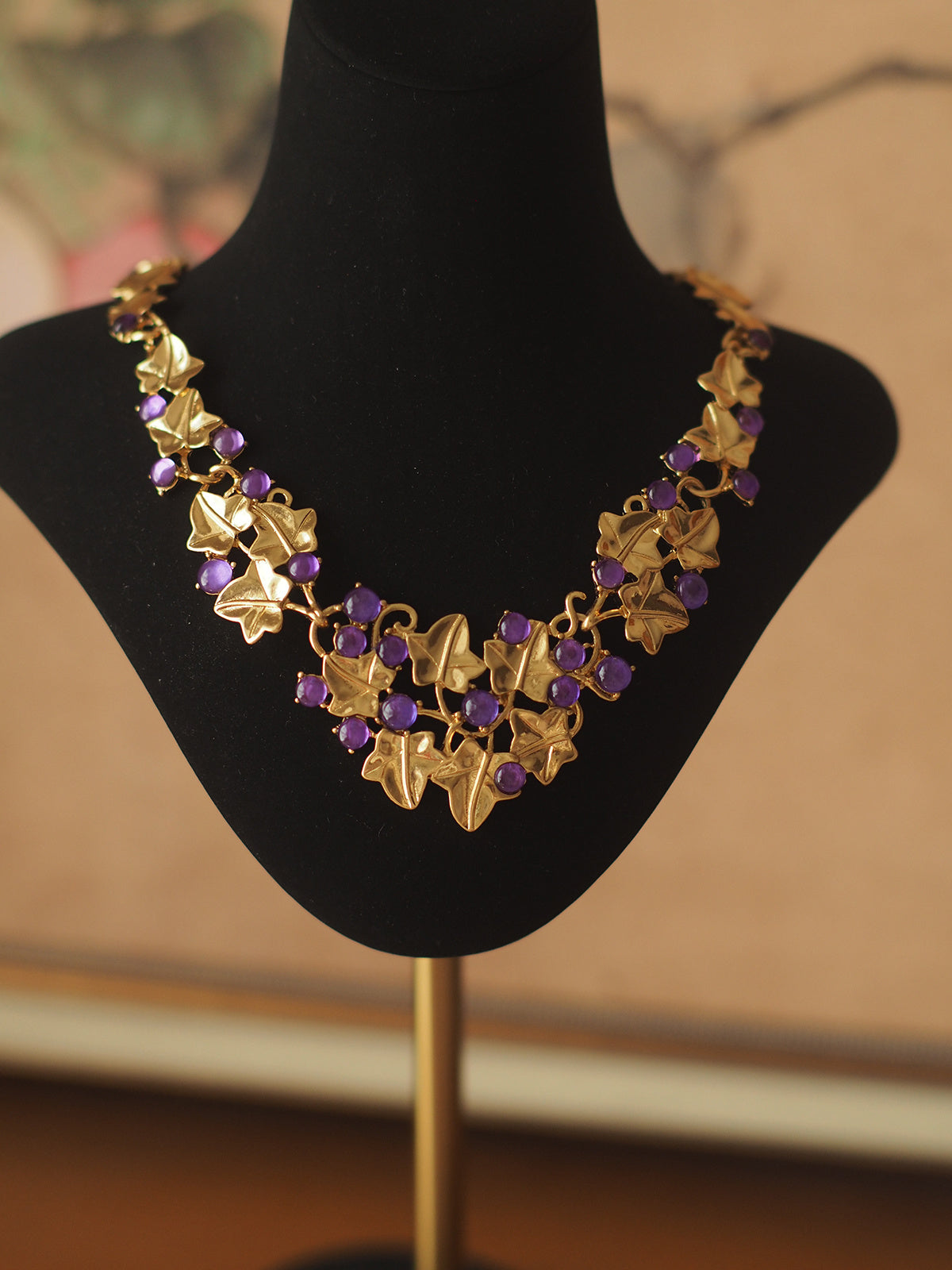 Grape Matte Necklace