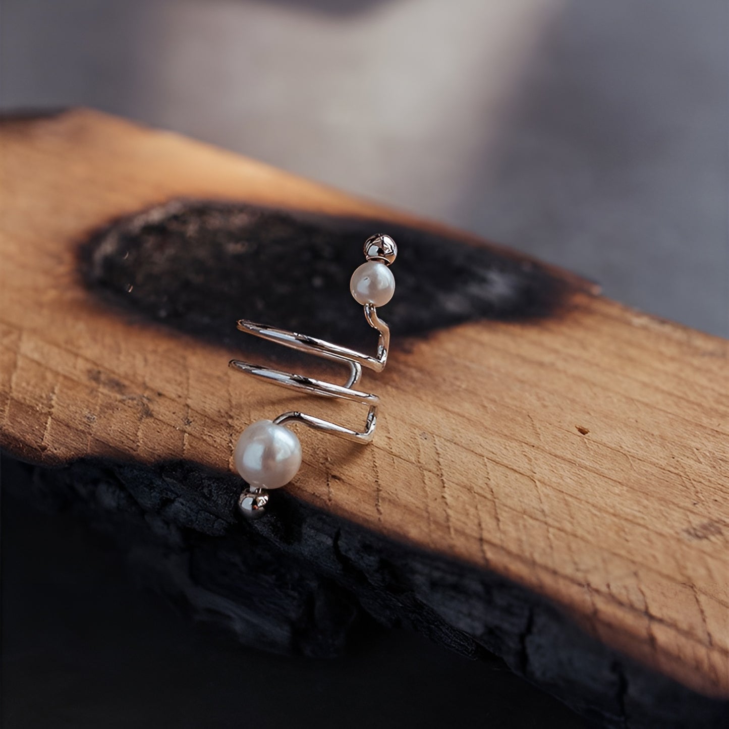Tornado Pearl Earrings