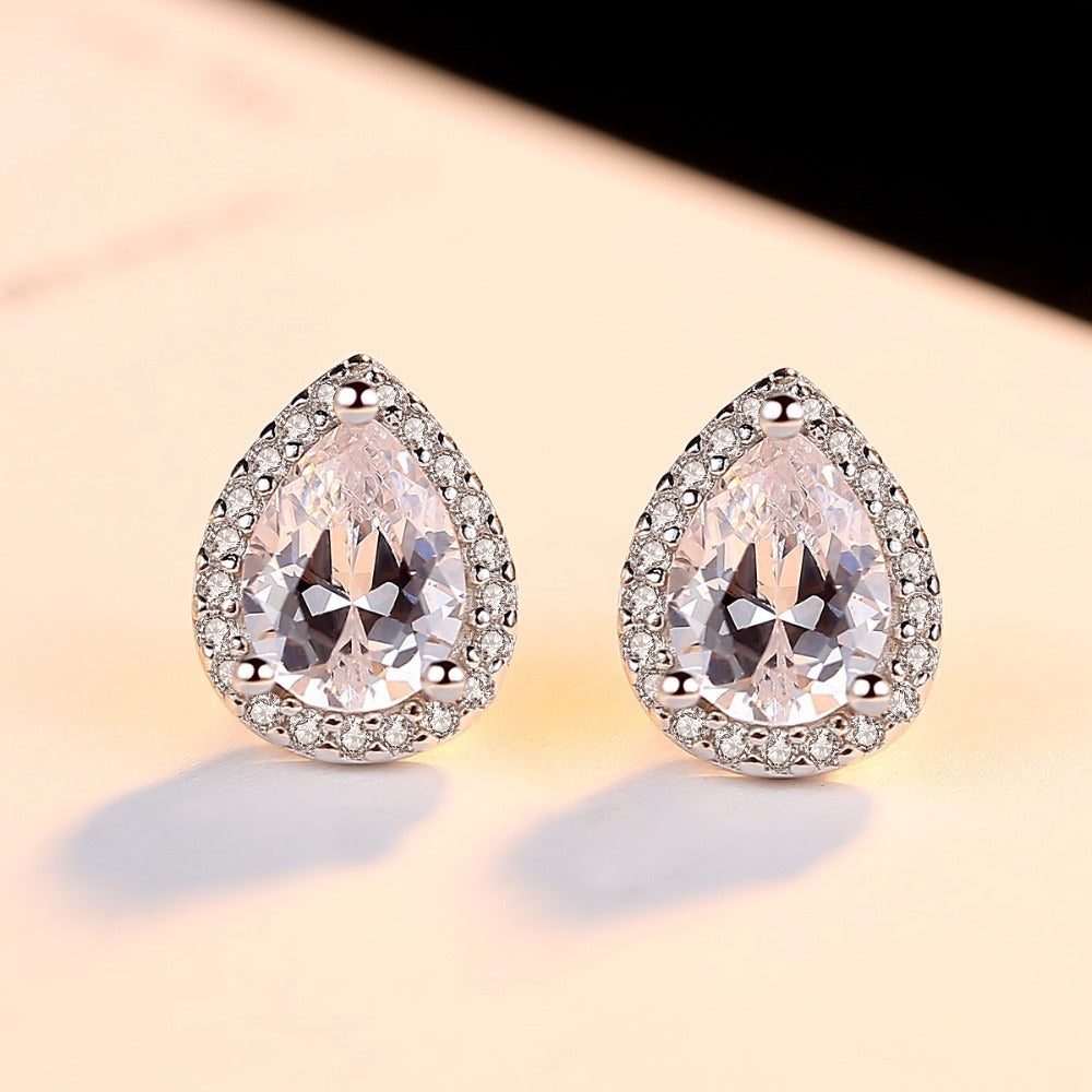 Zhenrong Drop Pear Earrings