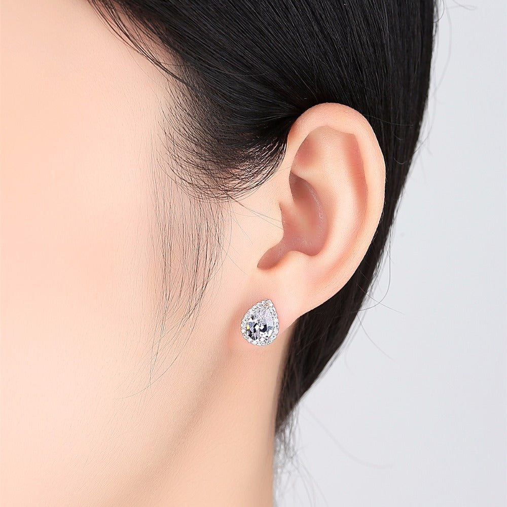 Zhenrong Drop Pear Earrings