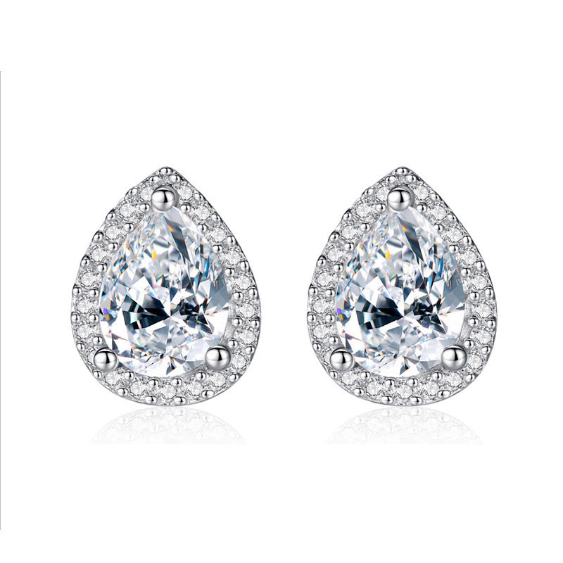 Zhenrong Drop Pear Earrings