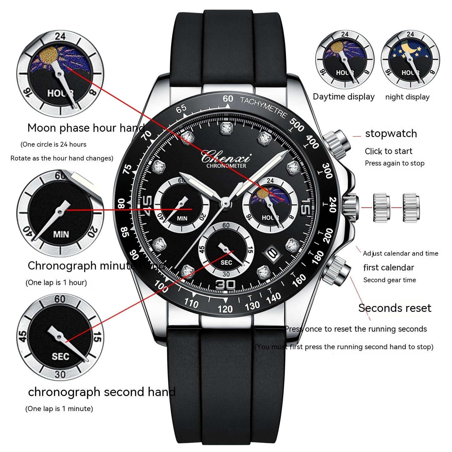 Chenxi 4500S Three Eyes Casual