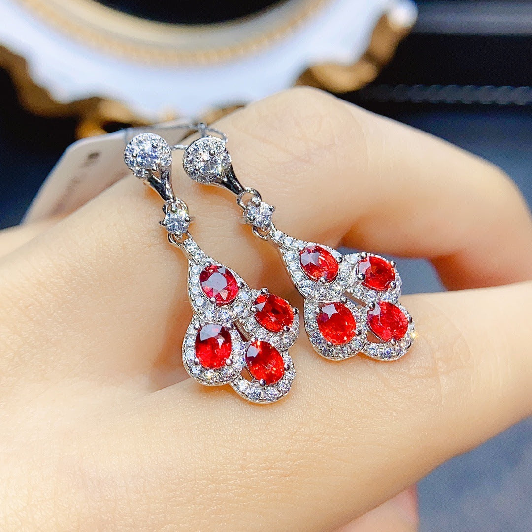 Red Sea Sapphire Earrings