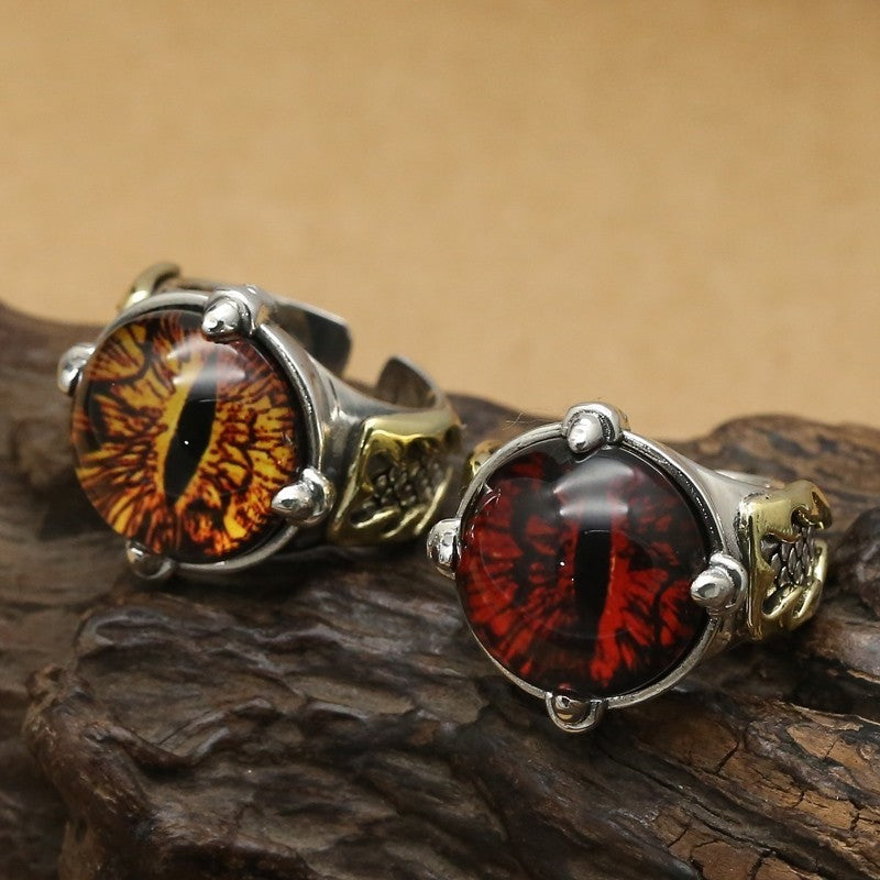 Split Eyes Dominee Ring