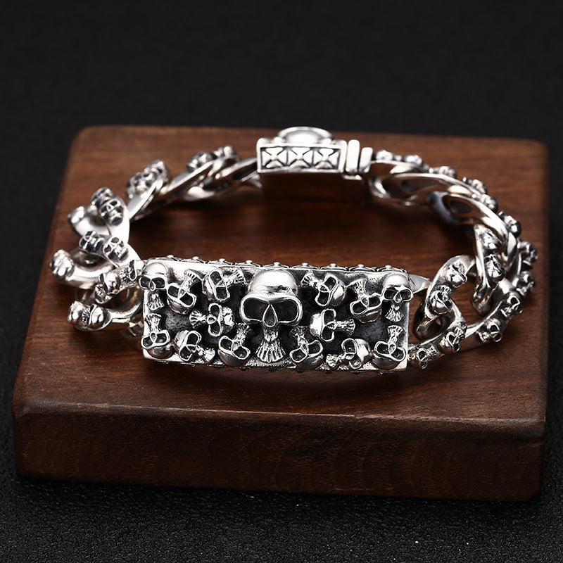 Eternal Vine Skull Bracelet