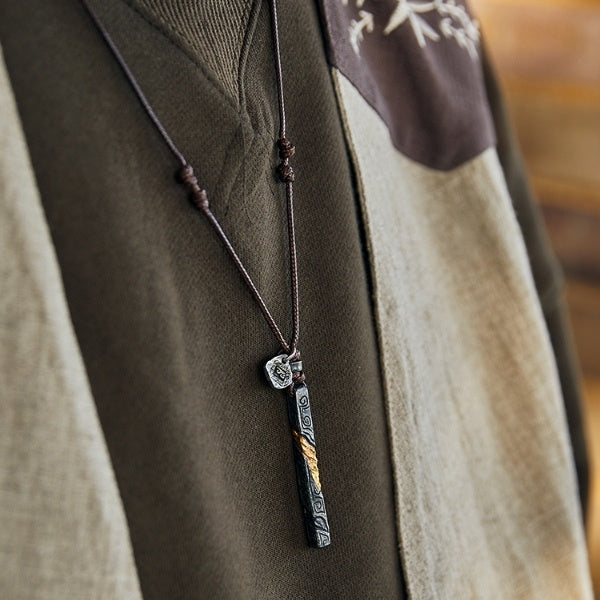 Flowing Fire Retro Necklace