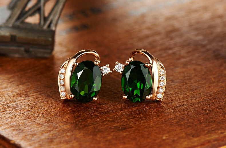 Emerald Treasure Earrings