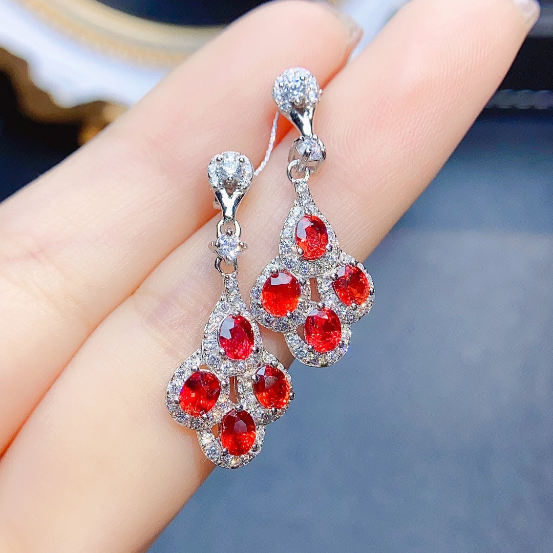 Red Sea Sapphire Earrings