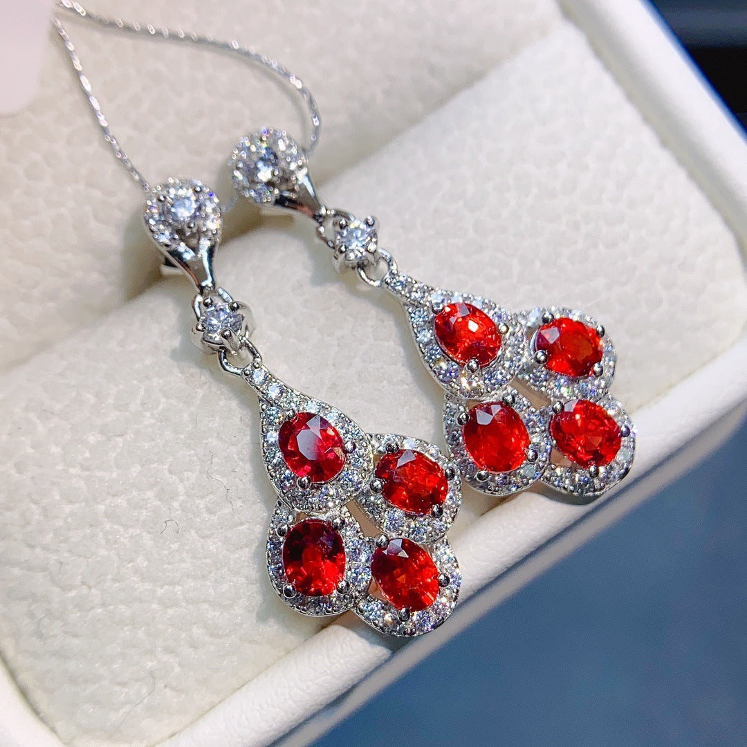 Red Sea Sapphire Earrings