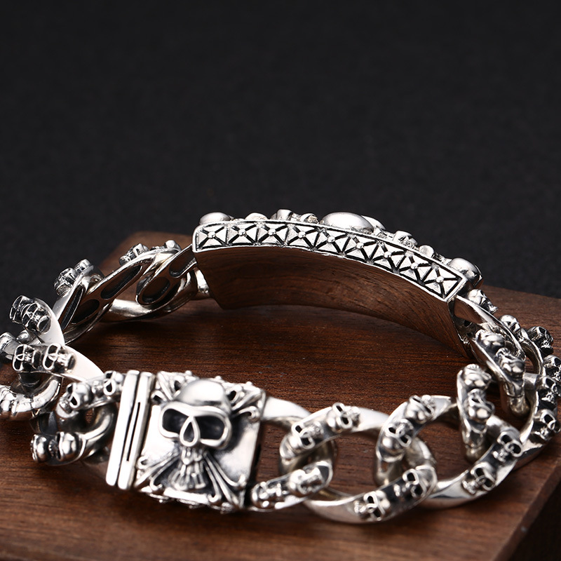 Eternal Vine Skull Bracelet
