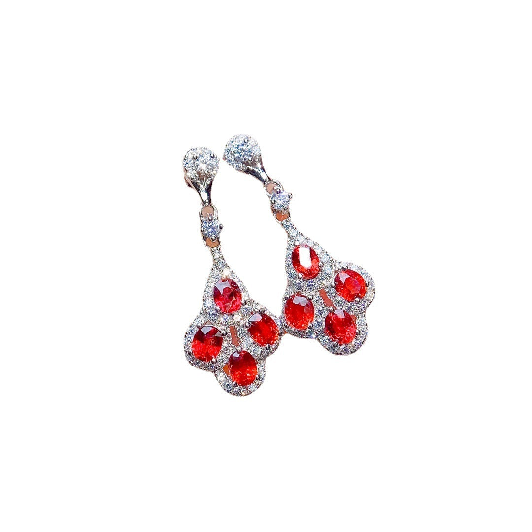 Red Sea Sapphire Earrings