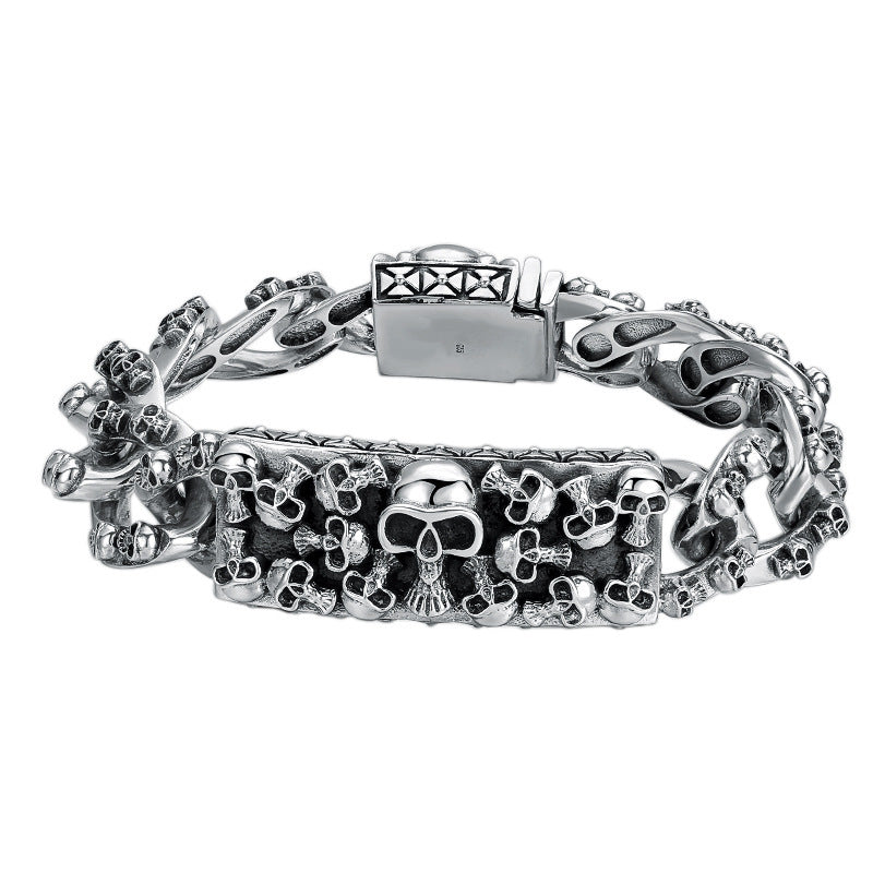 Eternal Vine Skull Bracelet